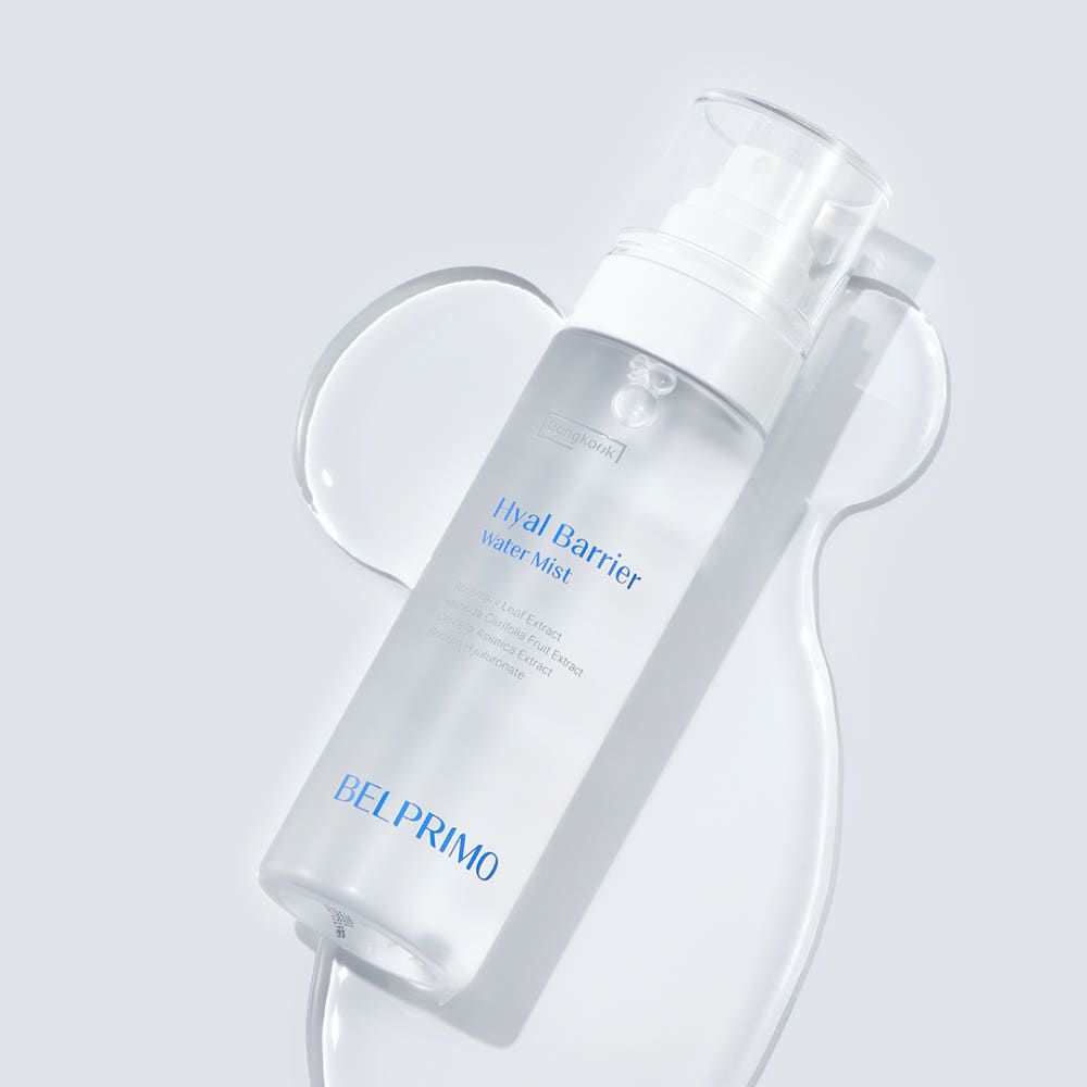 BELPRIMO Hyal Barrier Water Mist 100ml Hydrating Centella Facial Spray for Brightening and Wrinkle Care _ Made in Korea